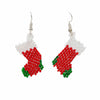 Glass Bead Stocking Earrings Small-Siesta Crafts