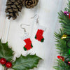 Glass Bead Stocking Earrings Small-Siesta Crafts