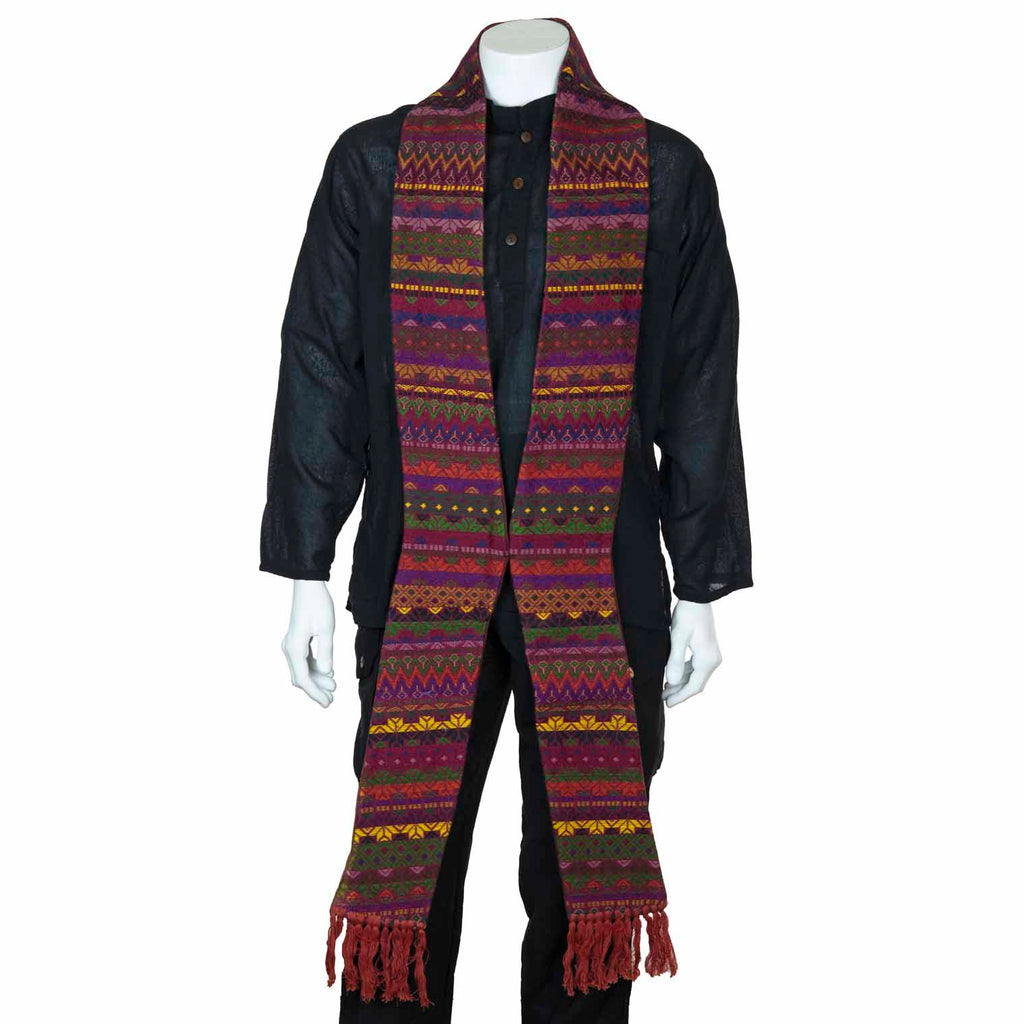 Guatemalan Curved Stole-Siesta Crafts