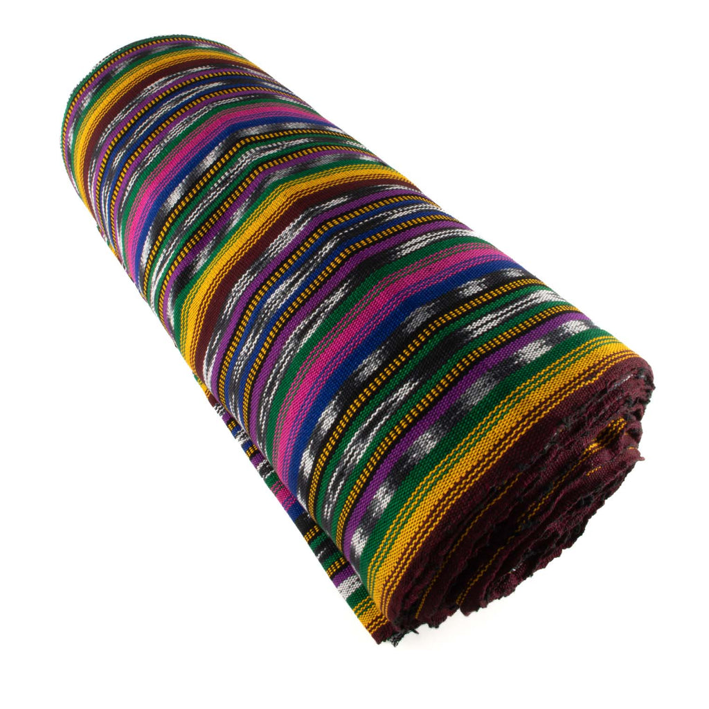 Handwoven Guatemalan Jaspe Fabric-Siesta Crafts