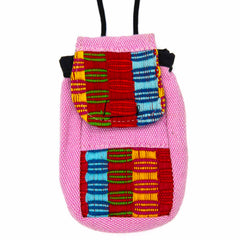 Huipil Pouch with String Strap