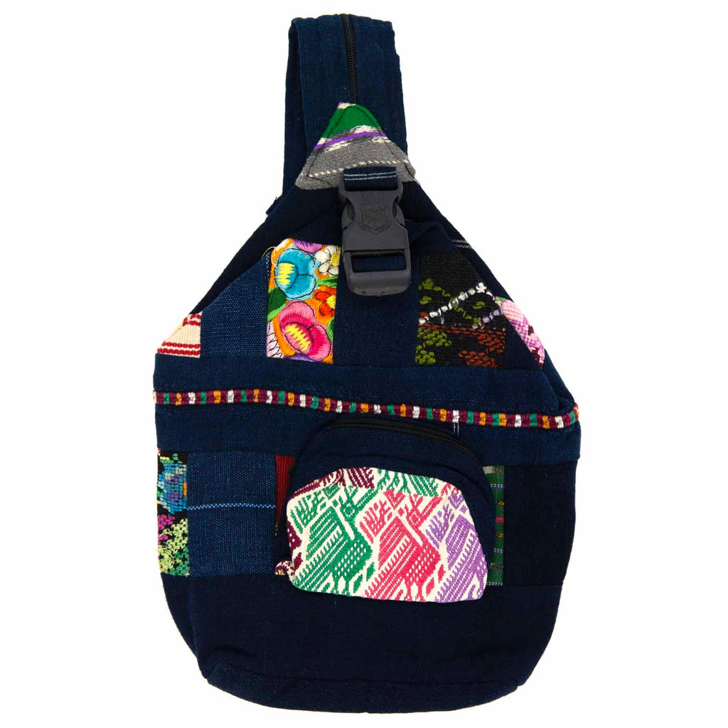 Convertible Patchwork Sling Bag