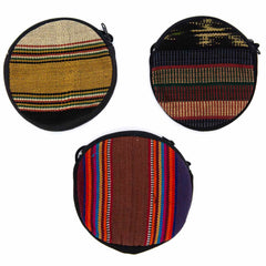 Round Padded Pouch with Strap