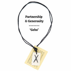 Rune Pendant Necklace-Siesta Crafts