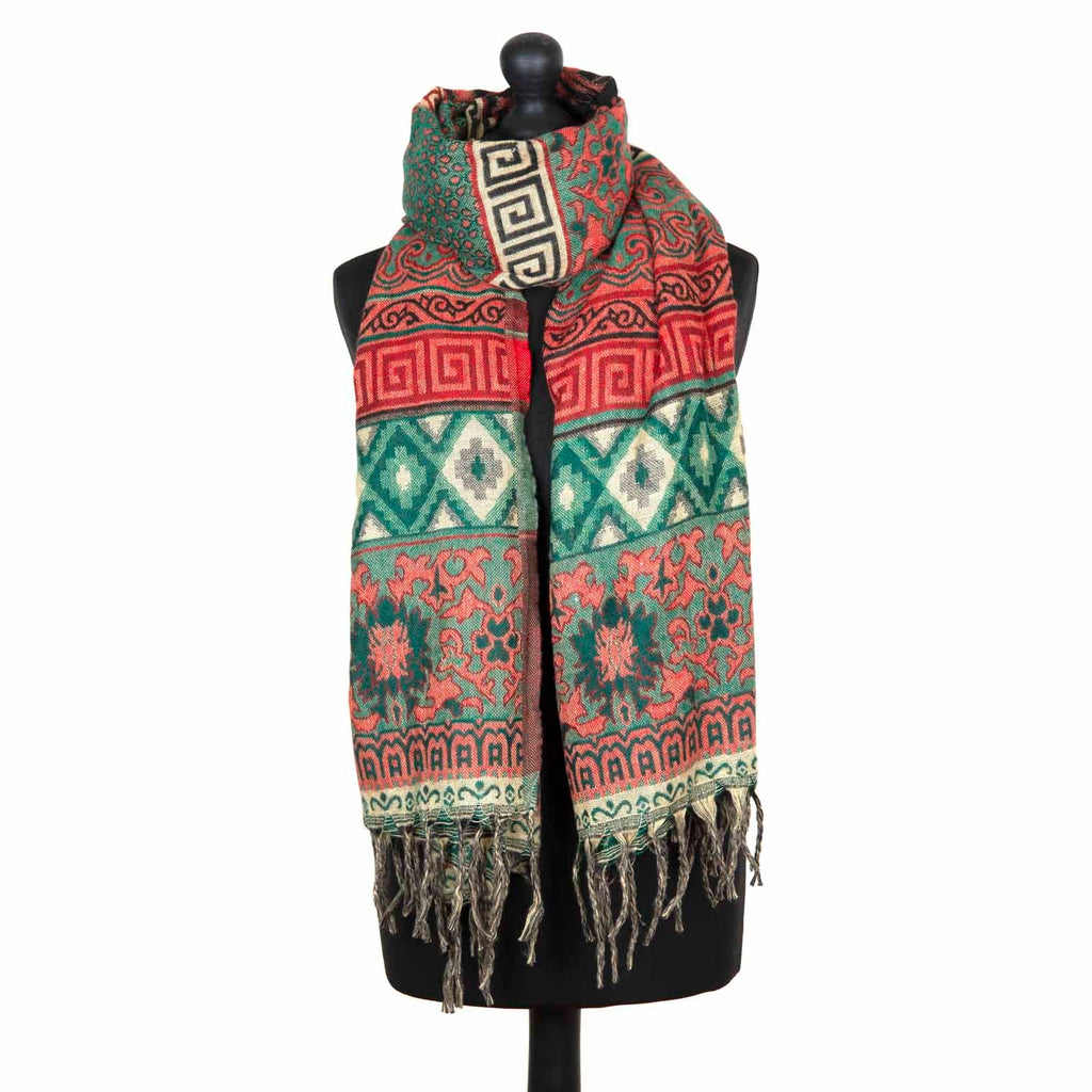 Indian Acrylic Scarf-Siesta Crafts