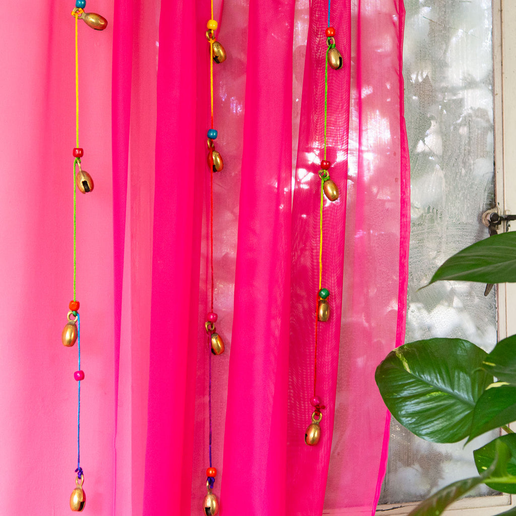 Rainbow Rope Bell String-Siesta Crafts