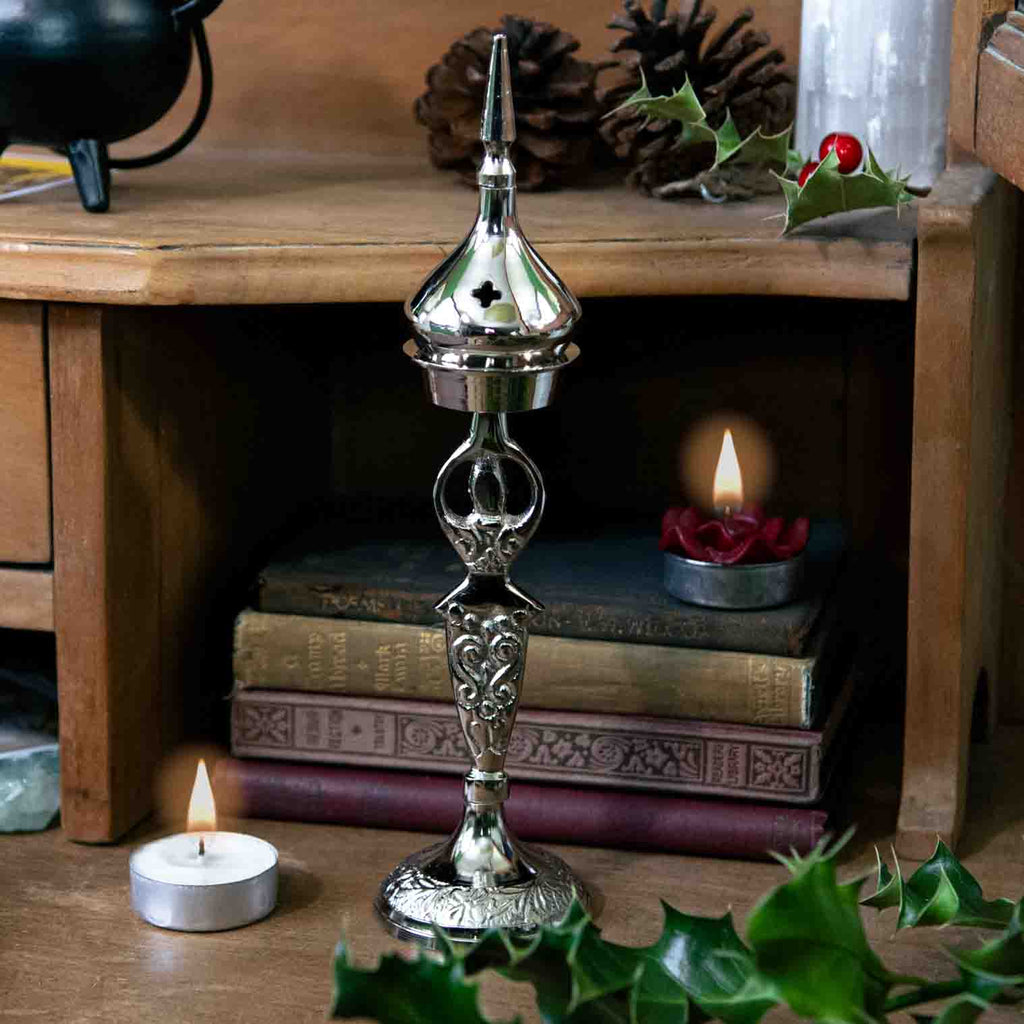 Brass Goddess Burner-Siesta Crafts
