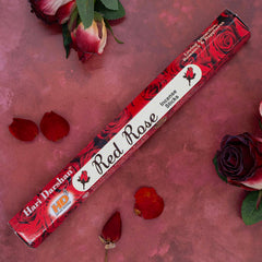 Red Rose Hexagon Incense