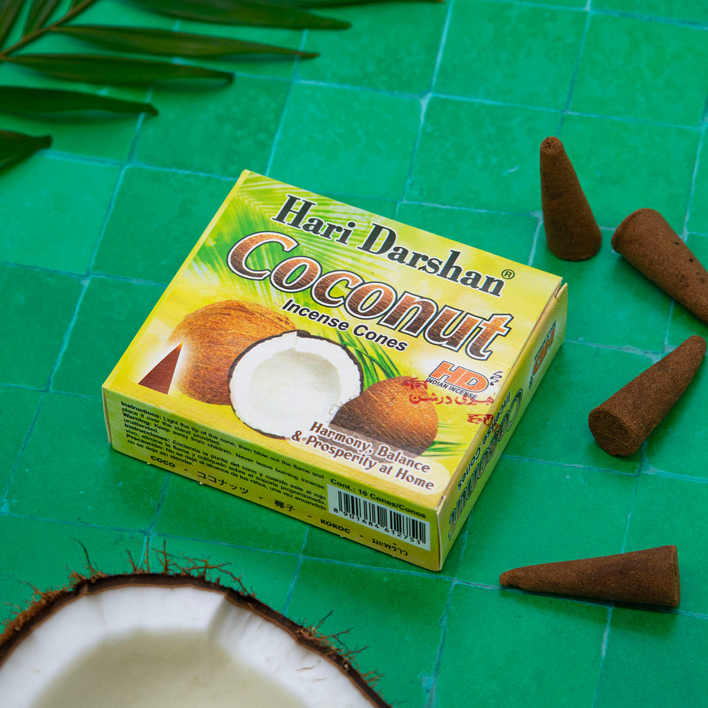 Coconut Hari Incense Cones-Siesta Crafts