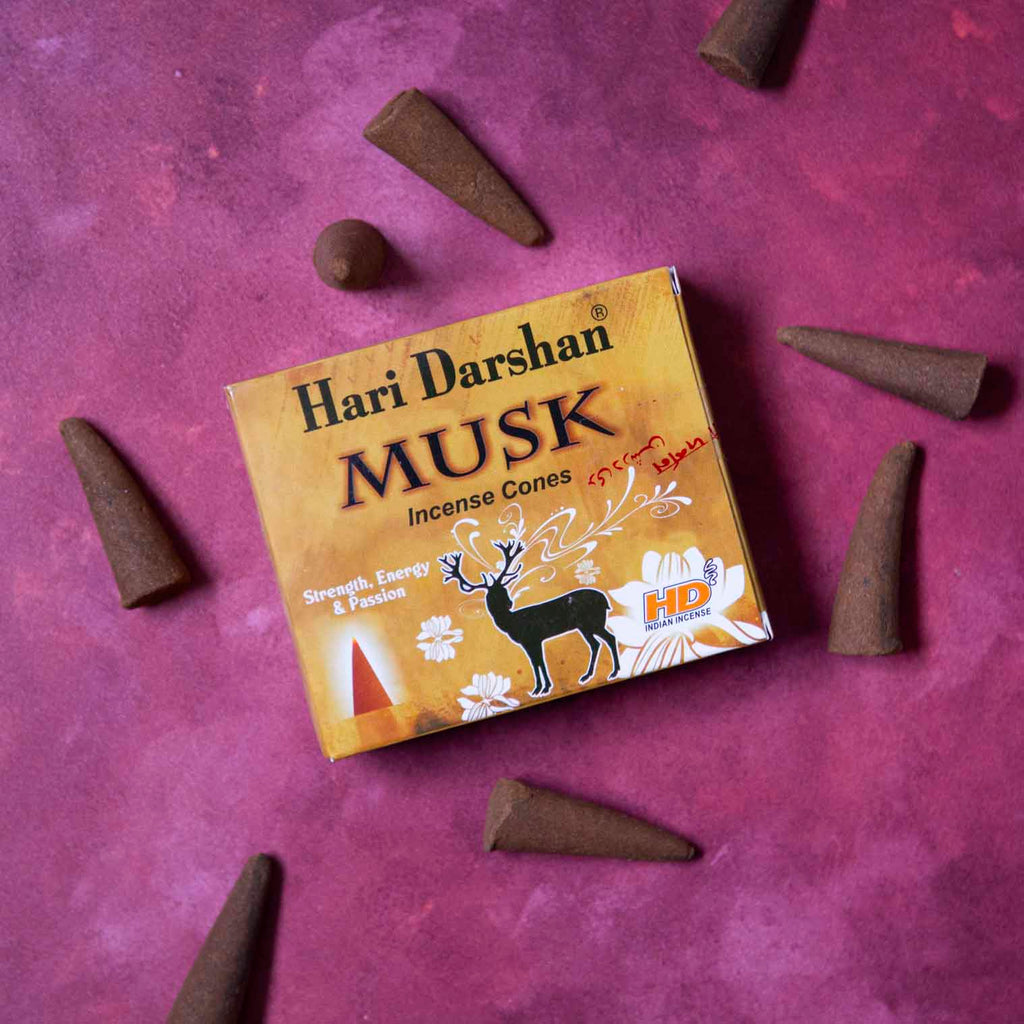 Musk Hari Incense Cones-Siesta Crafts