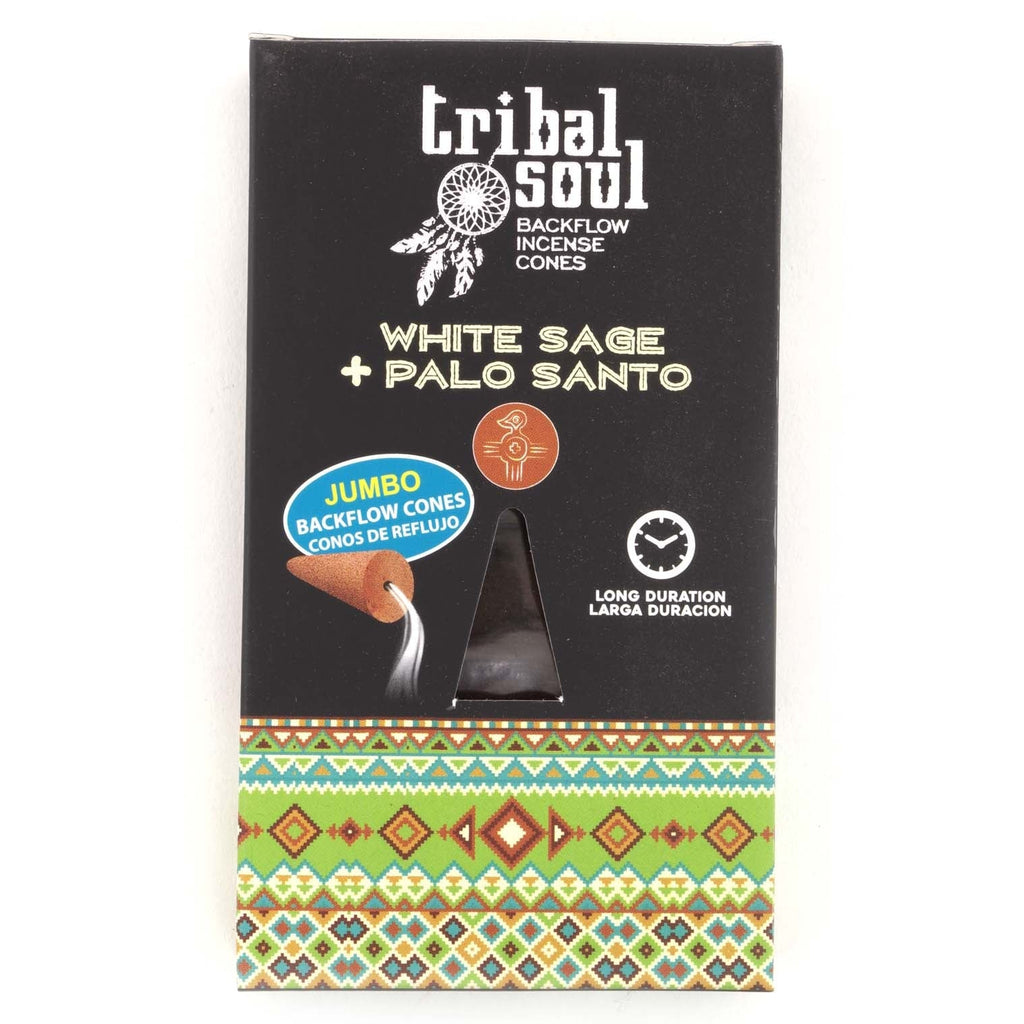 White Sage and Palo Santo Backflow Incense Cones-Siesta Crafts