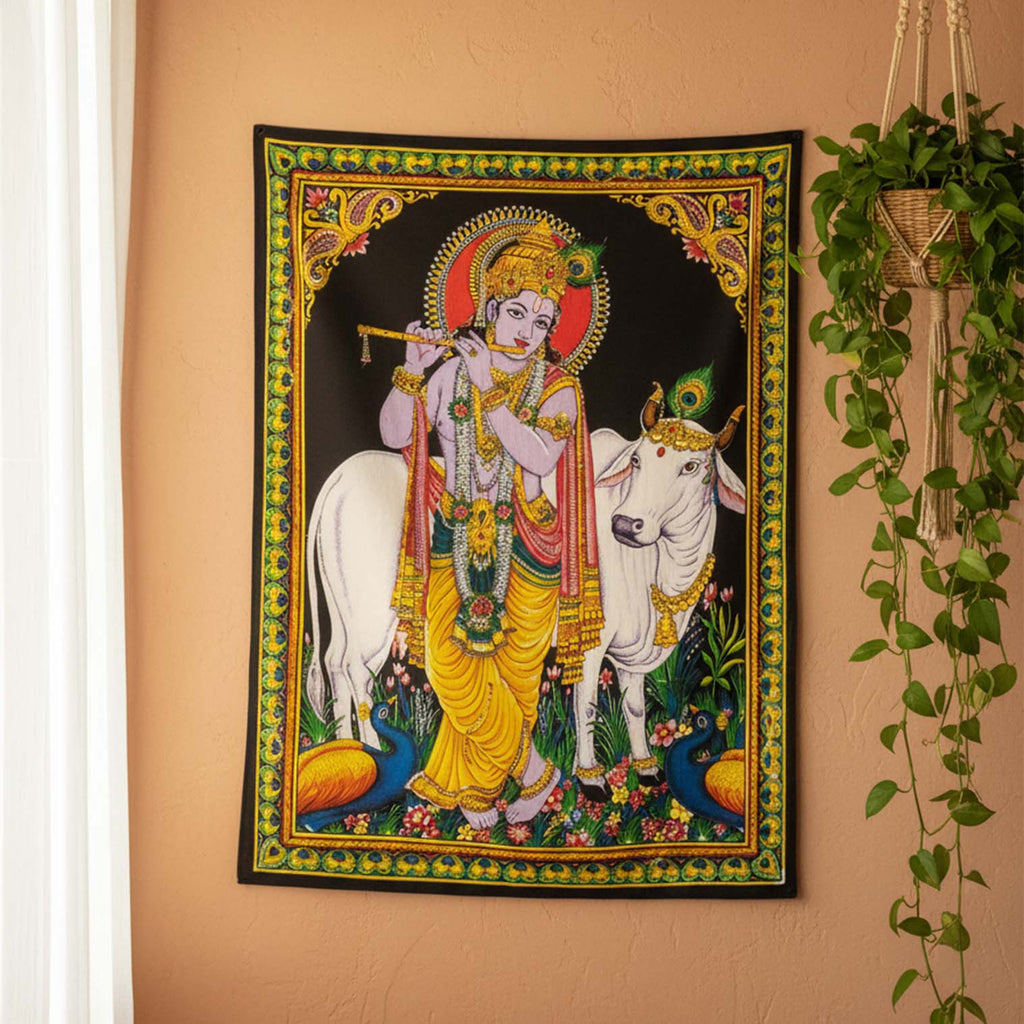 Lord Krishna Wall Hanging