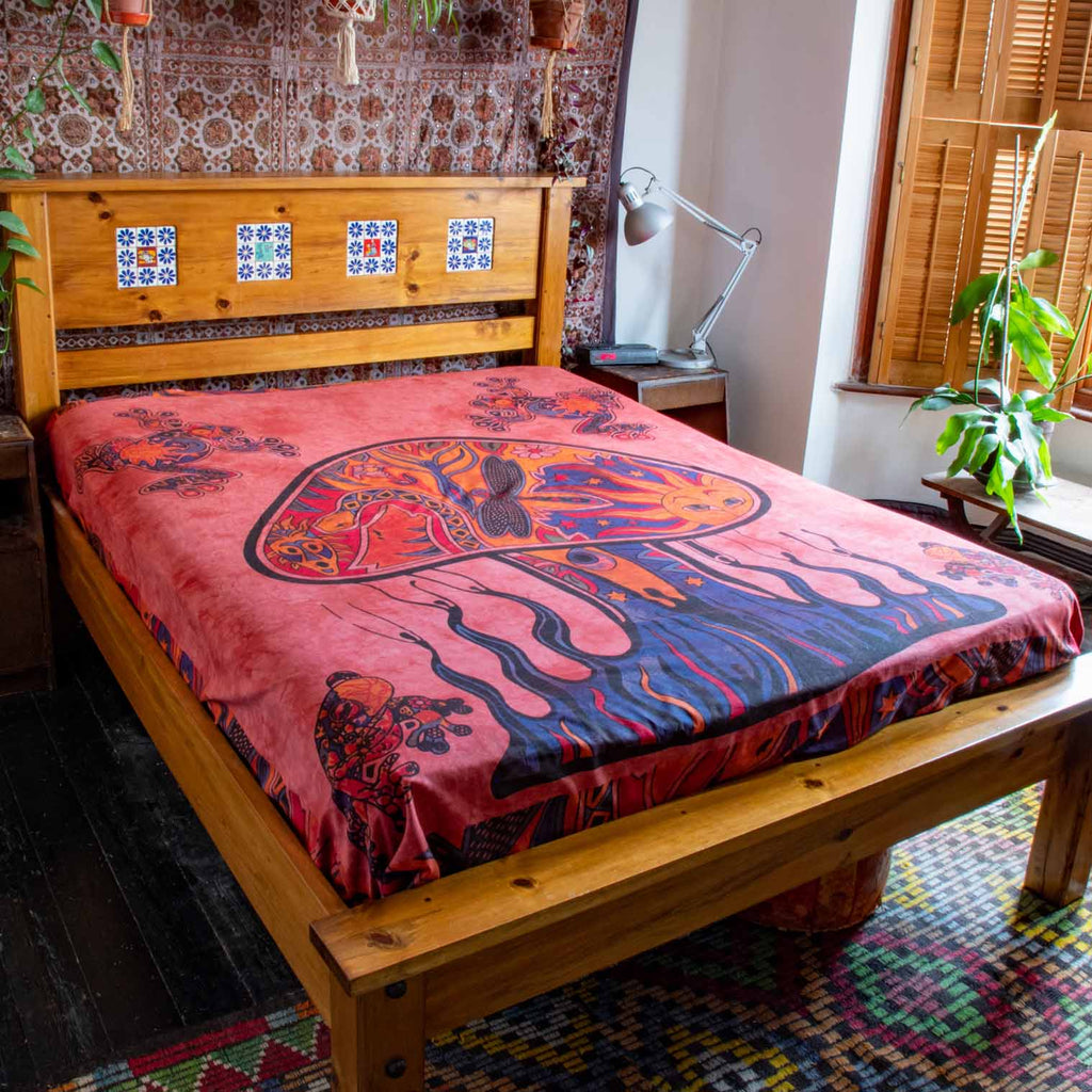 Toadstool Bedspread-Siesta Crafts