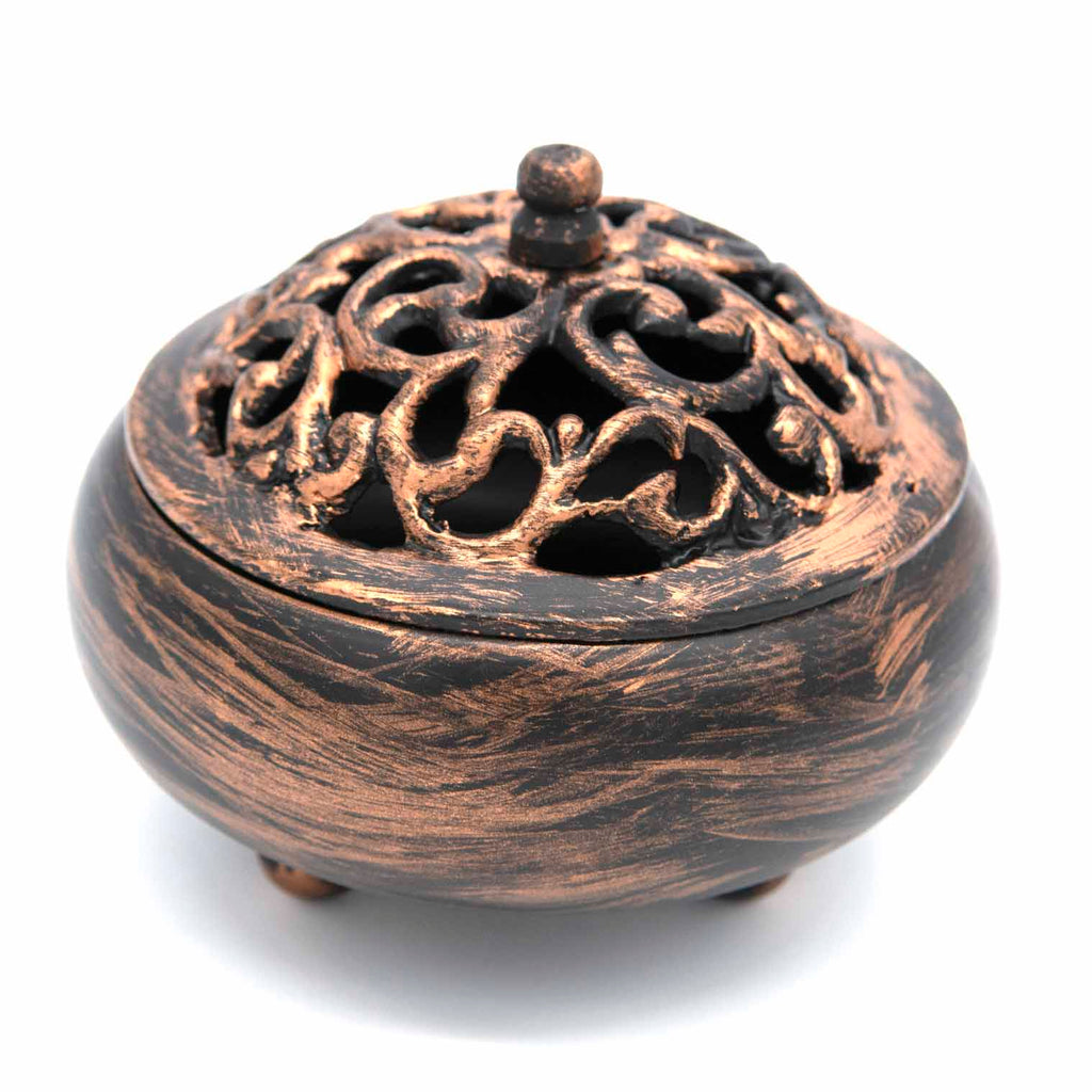 Ornate Iron Burner-Siesta Crafts