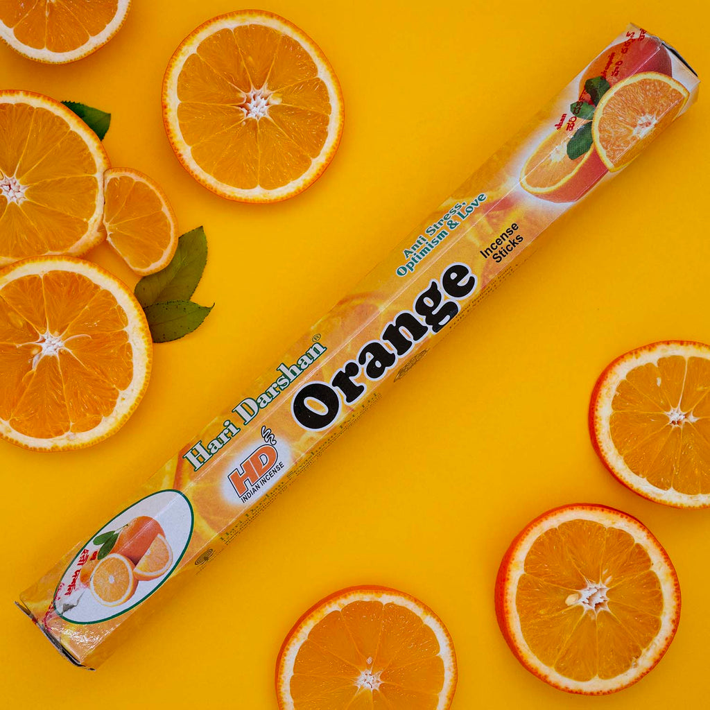 Orange Hexagon Incense