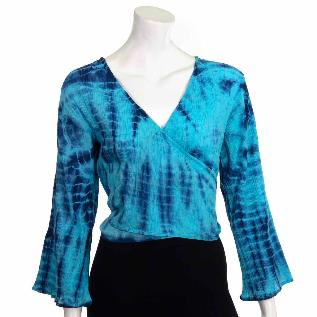 Crepe Cotton Wrap Top-Siesta Crafts