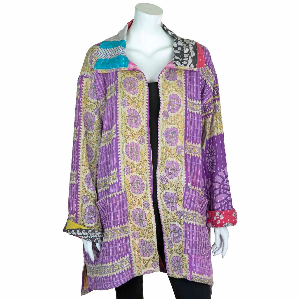 Kantha Reversible Jacket-Siesta Crafts