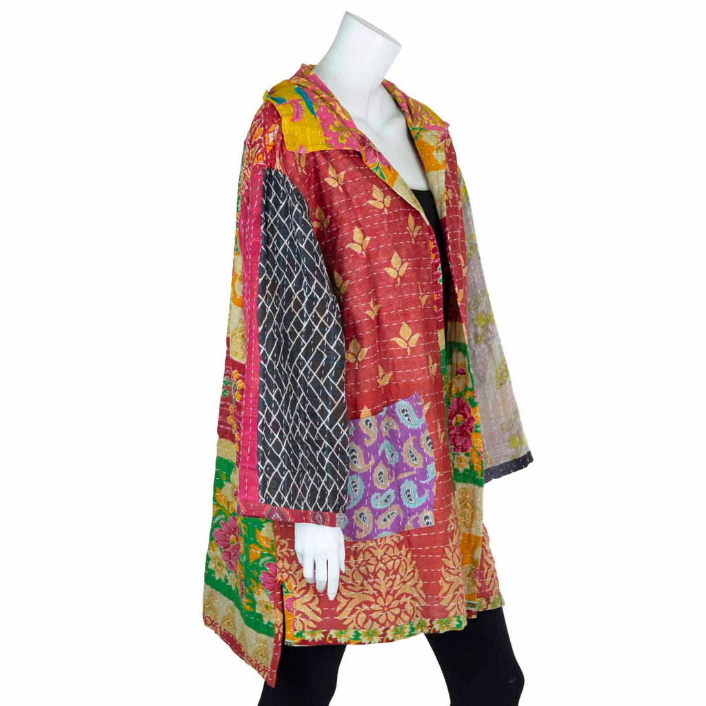 Kantha Reversible Jacket-Siesta Crafts