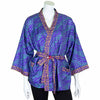 Short Recycled Sari Kimono-Siesta Crafts