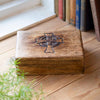 Wooden Box with Cross-Siesta Crafts