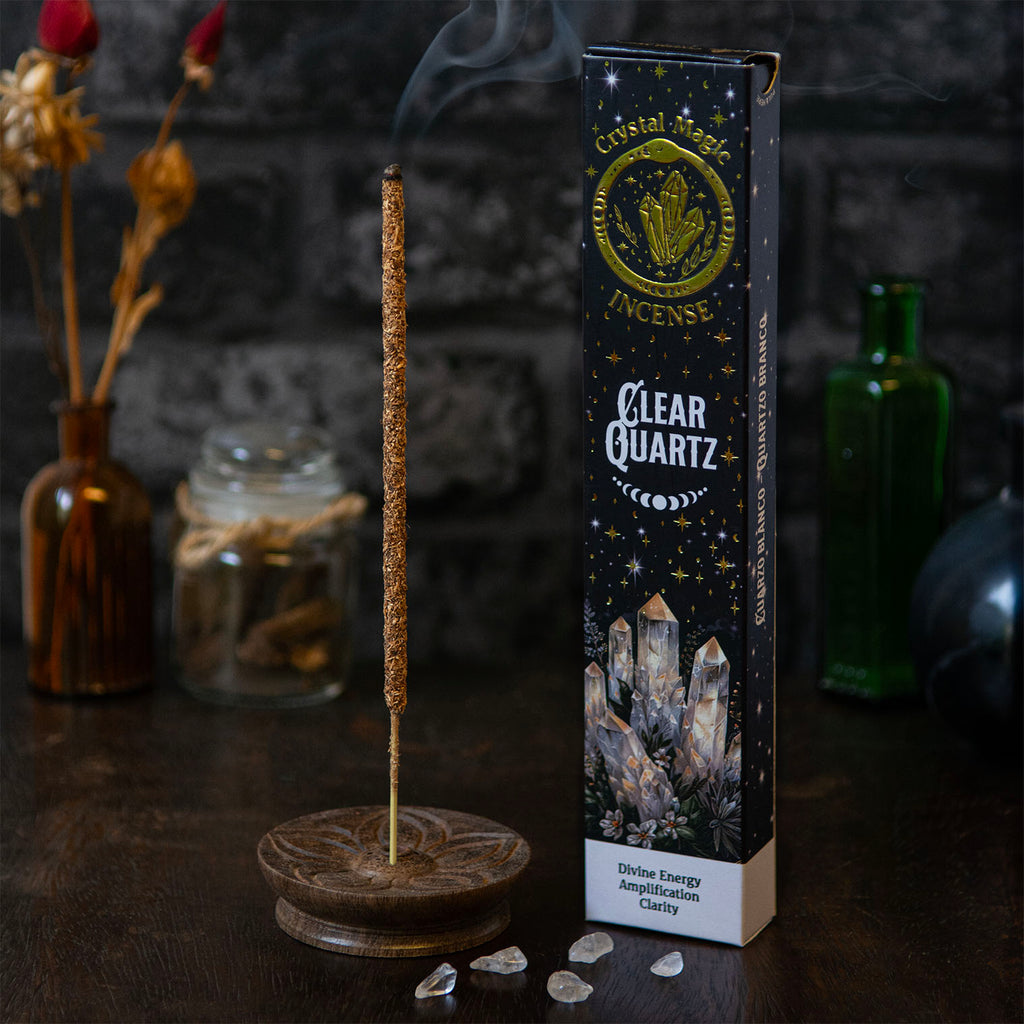 Clear Quartz Crystal Magic Incense-Siesta Crafts