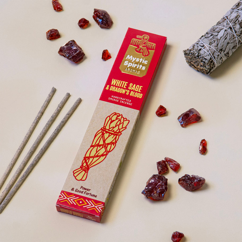 White Sage and Dragon's Blood Mystic Spirits Incense-Siesta Crafts