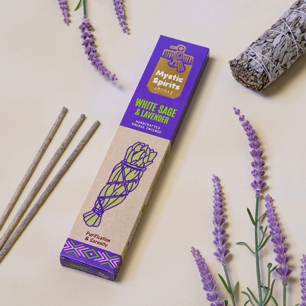 White Sage and Lavender Mystic Spirits Incense-Siesta Crafts
