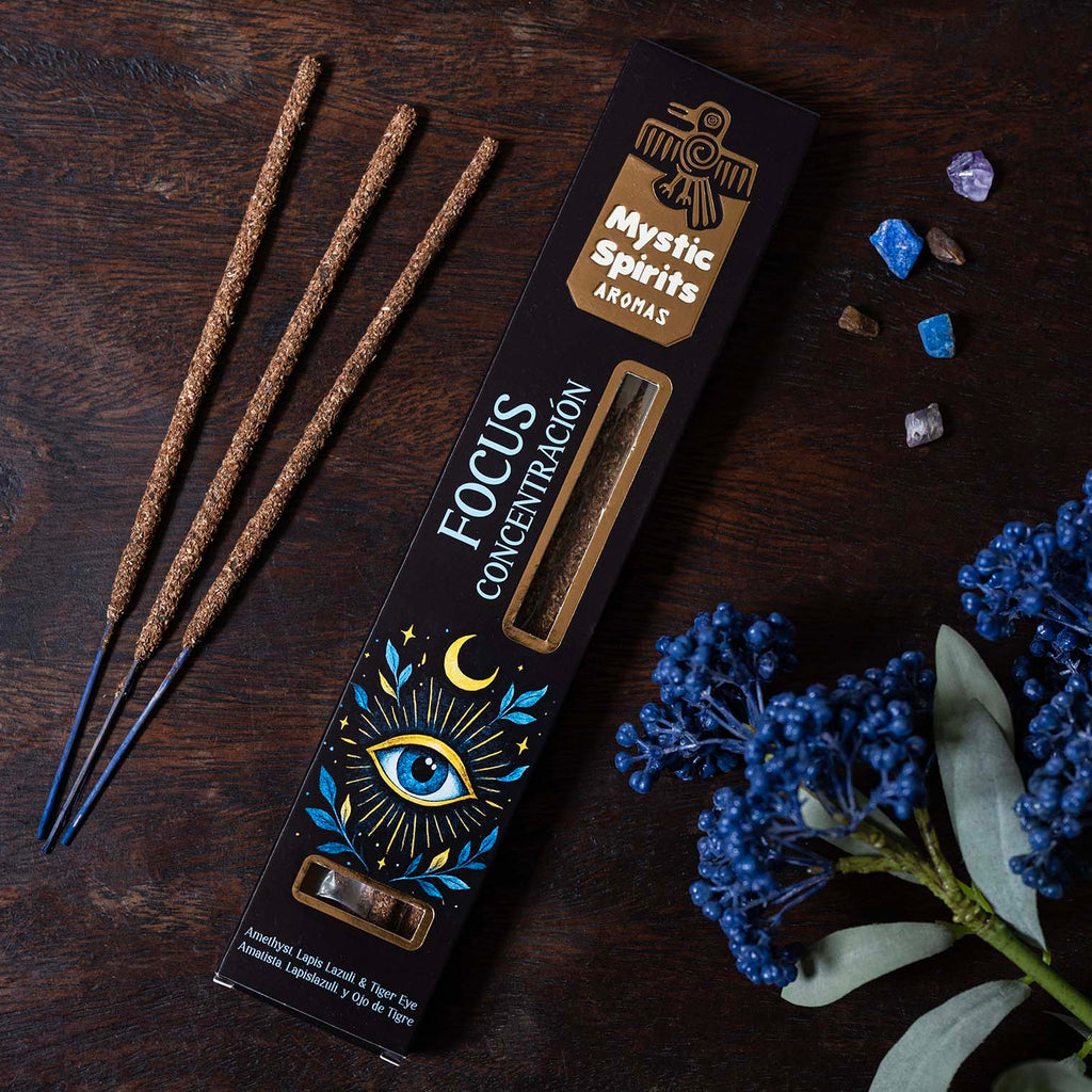 Mystic Spirits Crystal Incense - Focus