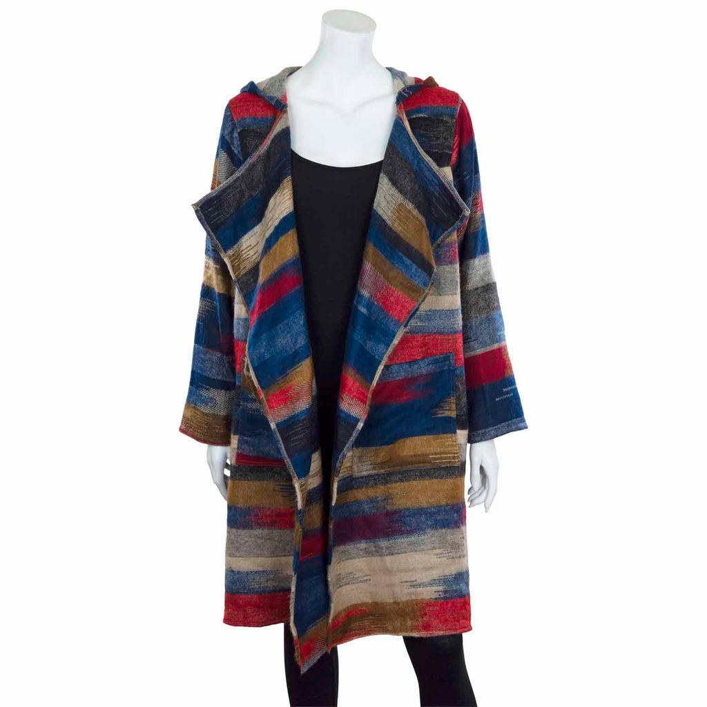 Cosy Acrylic Long Jacket-Siesta Crafts