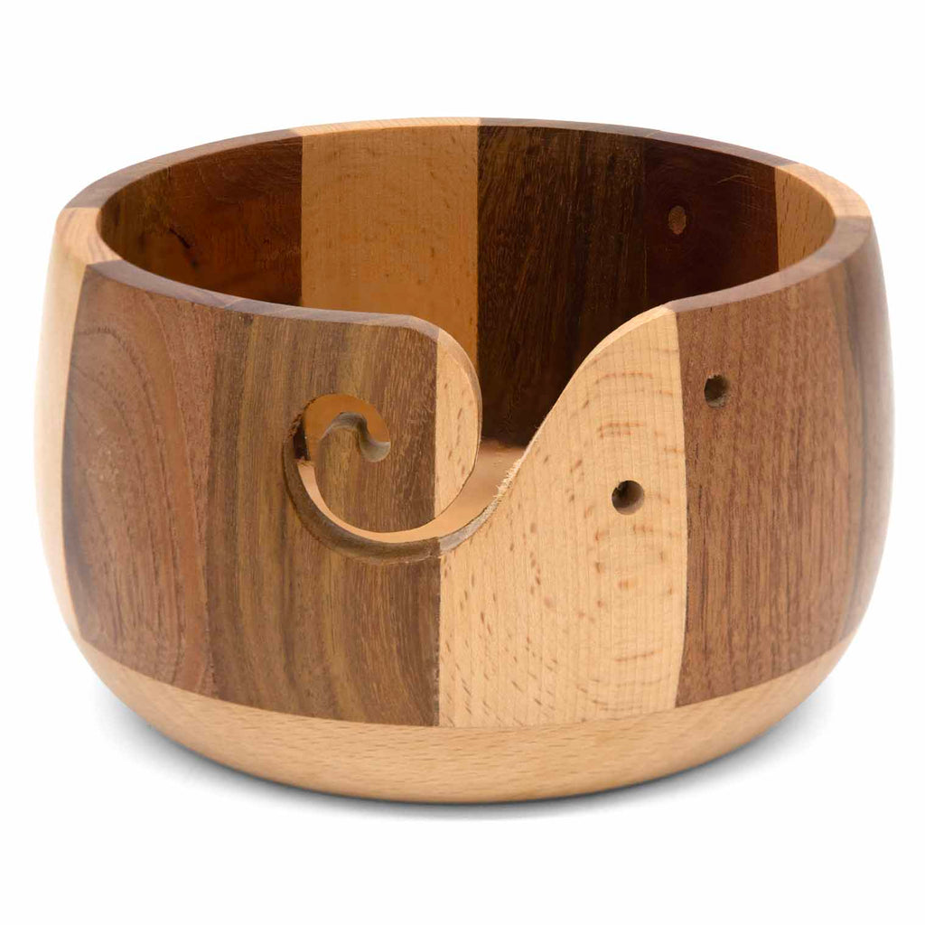 Wooden Yarn Bowl-Siesta Crafts