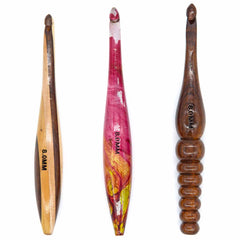 Decorative Wooden Crochet Hook - 8mm-Siesta Crafts