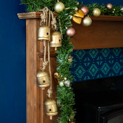 String of Bells with Star Design Cut Out
