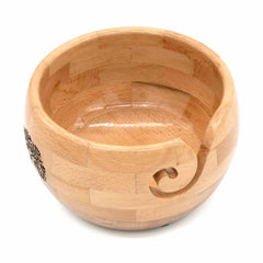 Tree Design Wooden Yarn Bowl-Siesta Crafts