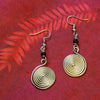 Round Spiral Kenyan Earrings-Siesta Crafts