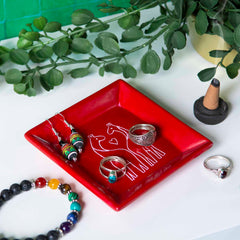 Two Giraffes Soapstone Tray-Siesta Crafts