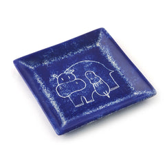 Mother and Baby Hippo Soapstone Tray-Siesta Crafts