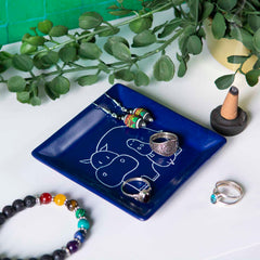 Mother and Baby Hippo Soapstone Tray-Siesta Crafts