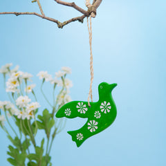 Dove Soapstone Christmas Decoration-Siesta Crafts