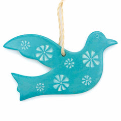 Dove Soapstone Christmas Decoration-Siesta Crafts