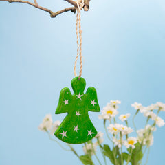 Angel Soapstone Christmas Decoration