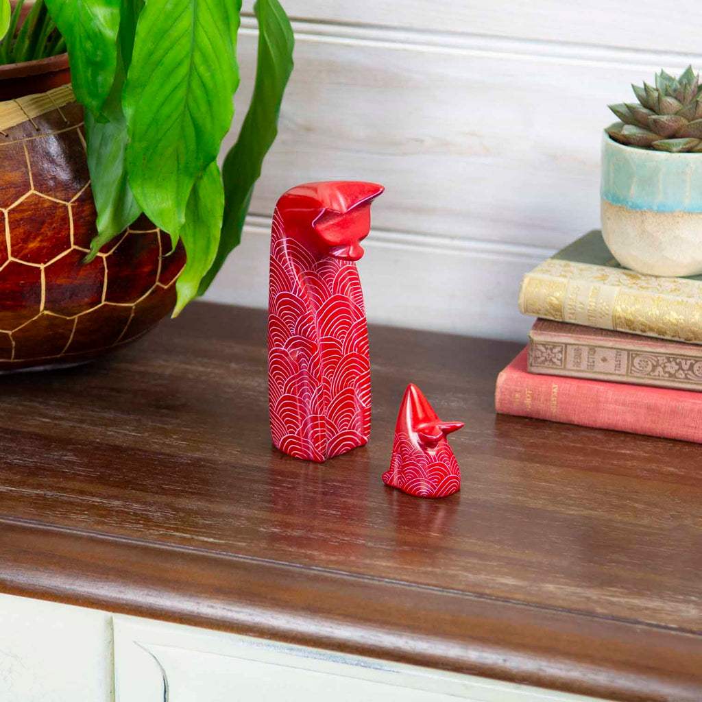 Soapstone Cat and Mouse-Siesta Crafts