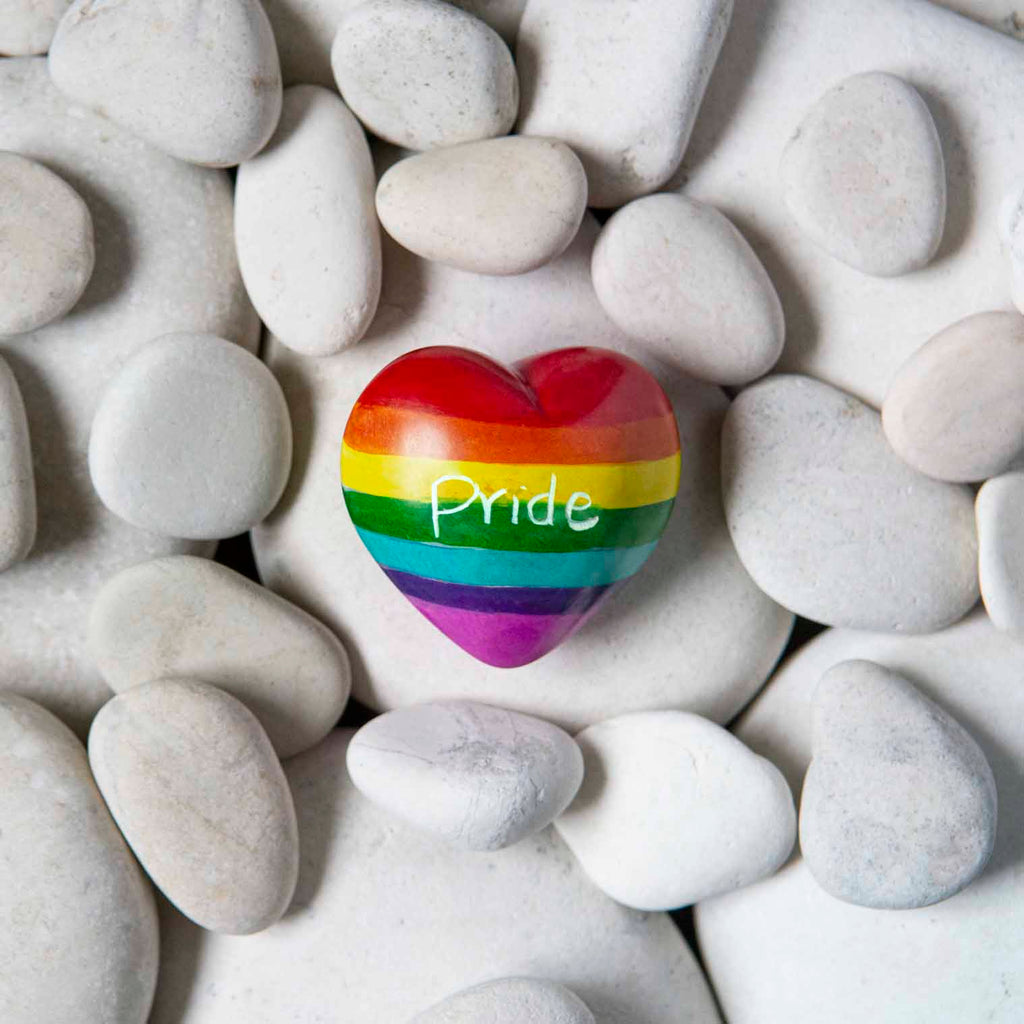 Soapstone Pride Heart-Siesta Crafts
