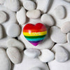 Soapstone Rainbow Love Heart-Siesta Crafts