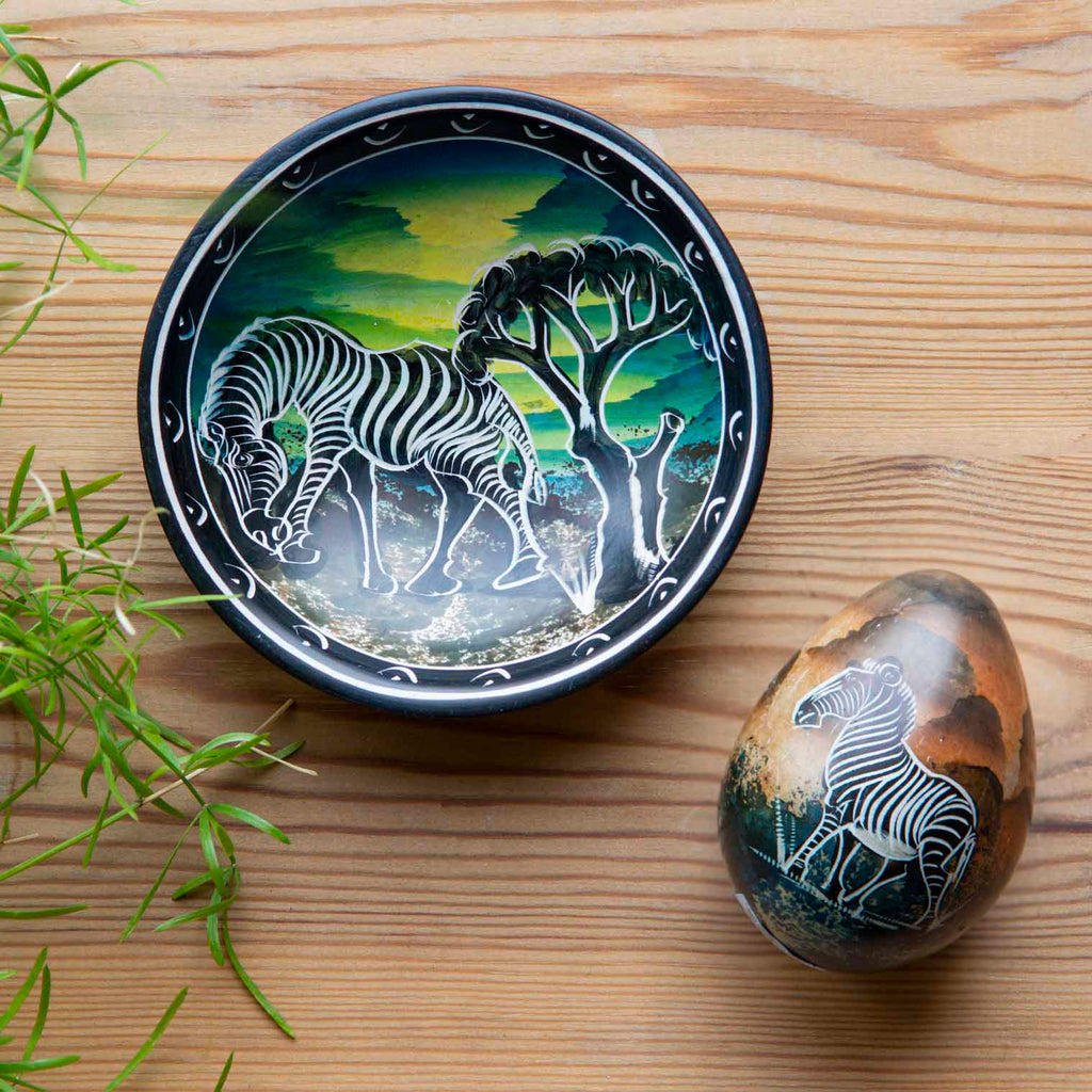 Soapstone Safari Dish-Siesta Crafts