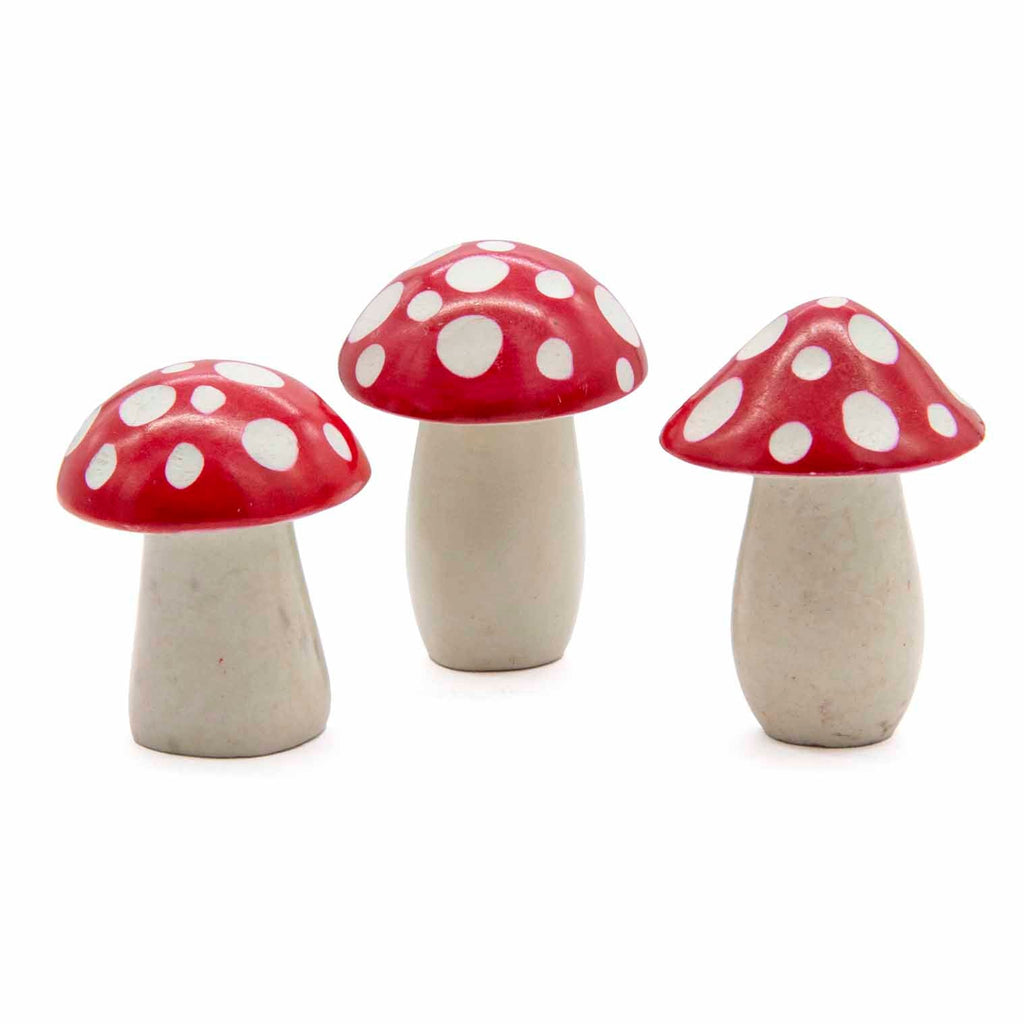 Mini Soapstone Mushroom-Siesta Crafts