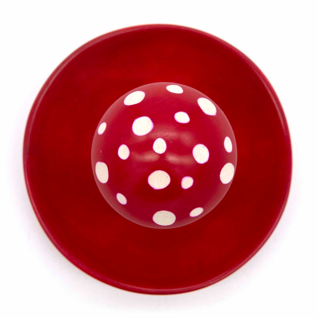 Soapstone Mushroom Trinket Dish-Siesta Crafts
