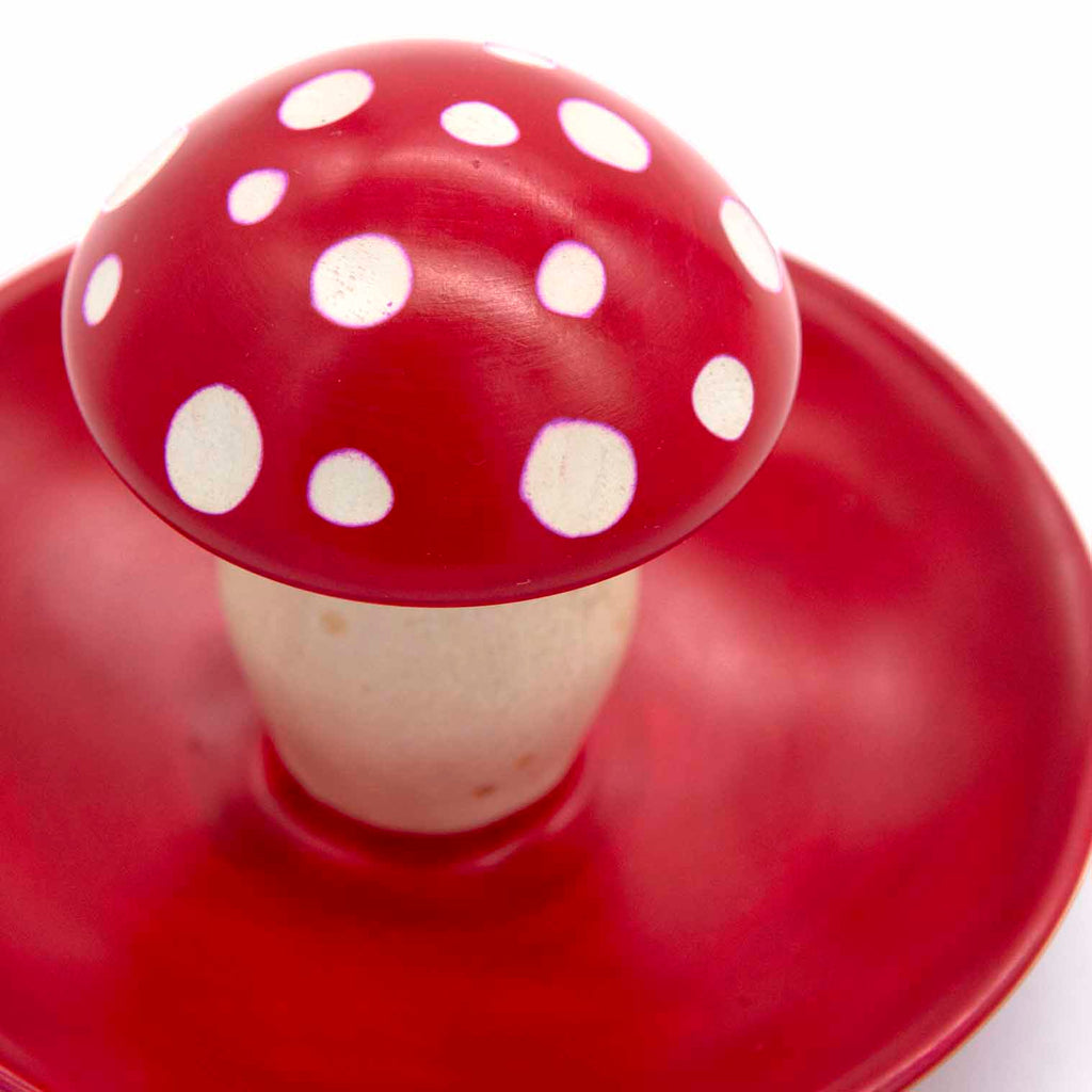 Soapstone Mushroom Trinket Dish-Siesta Crafts