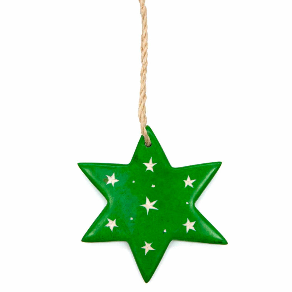 Star Soapstone Christmas Decoration-Siesta Crafts
