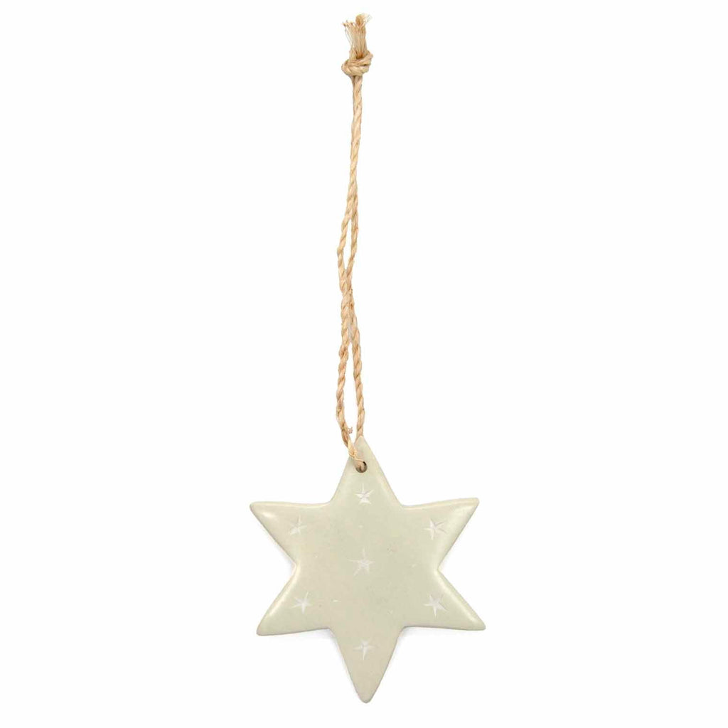 Star Soapstone Christmas Decoration-Siesta Crafts