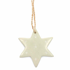 Star Soapstone Christmas Decoration-Siesta Crafts